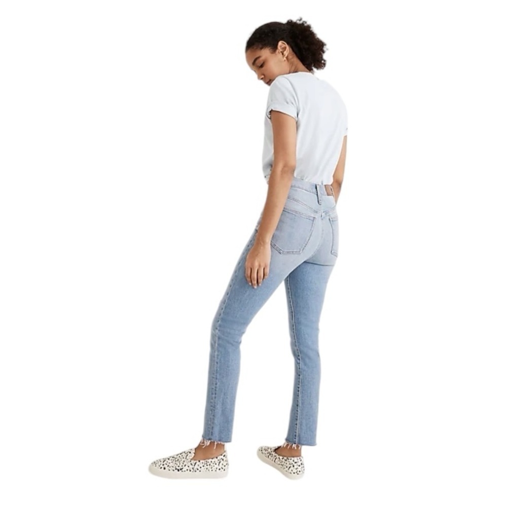 Madewell - The Perfect Vintage Straight Leg Jean Worn - In Edition Sz 25 - Picture 3 of 10